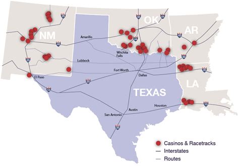 Casinos In Oklahoma Map - Map Of Western Hemisphere