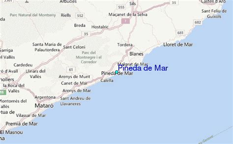 Pineda de Mar Tide Station Location Guide