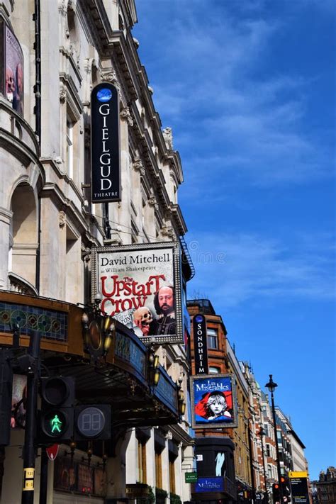 Theatres on Shaftesbury Avenue, Soho, West End, London Editorial Image ...