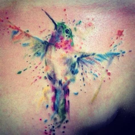 Watercolor tattoo - Hummingbird... - TattooViral.com | Your Number One ...