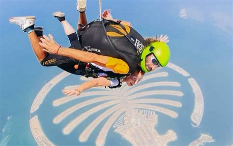 Skydiving over the Palm with Skydive Dubai - Romantic Explorers | Date ...