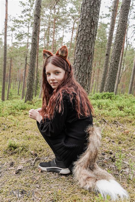 Fox Fur Tail and Ears - Divendi - Handmade costumes for everyone