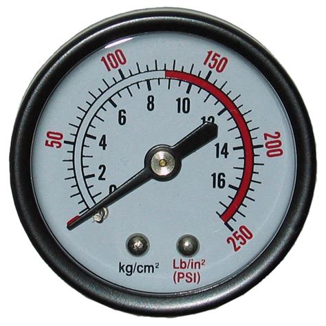 Powermate 250 psi Pressure Gauge-032-0120RP - The Home Depot