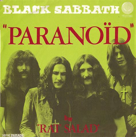 Black Sabbath Paranoid b/w Rat Salad | Black sabbath, Rock album covers ...