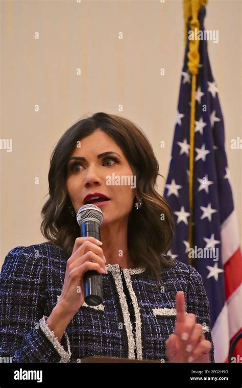 Kristi noem speech hi-res stock photography and images - Alamy