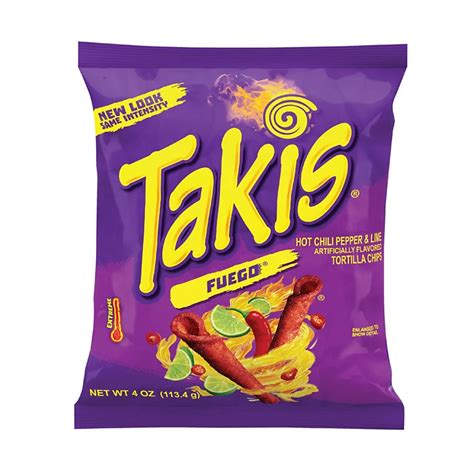 Takis Fuego Hot Chili Pepper & Lime Rolled Tortilla Chips - Shop Snacks & Candy at H-E-B