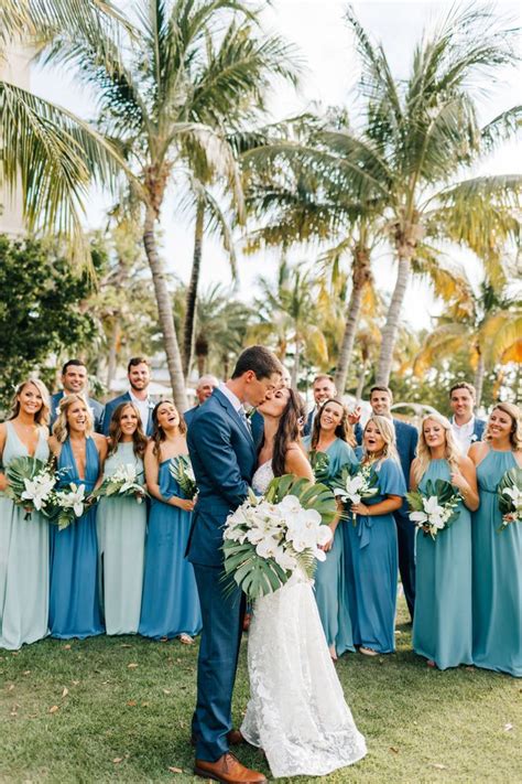 Our Florida Keys Wedding | Beach wedding bridesmaids, Beach wedding ...