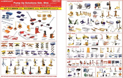 Herculift Material Handling Equipment General Catalogue - Material Handling Equipment Malaysia