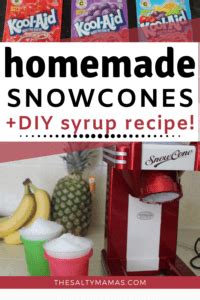 The Complete Guide on How to Make Snow Cones at Home – The Salty Mamas