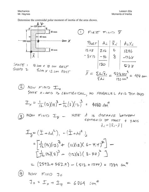 Additional Moment of Inertia Problems · Mechanics