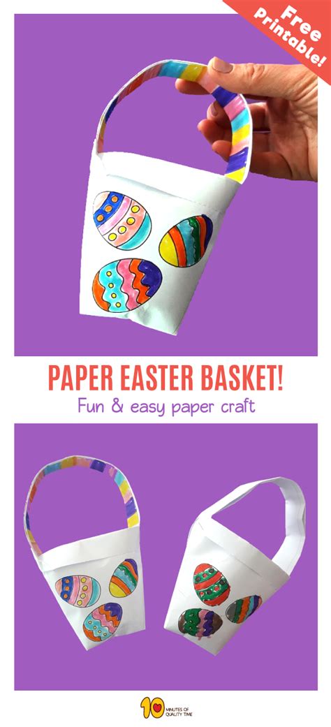 Paper Plate Easter Baskets No Time For Flash Cards, 51% OFF