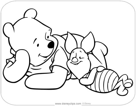 Winnie the Pooh & Friends Coloring Pages 2 | Disneyclips.com