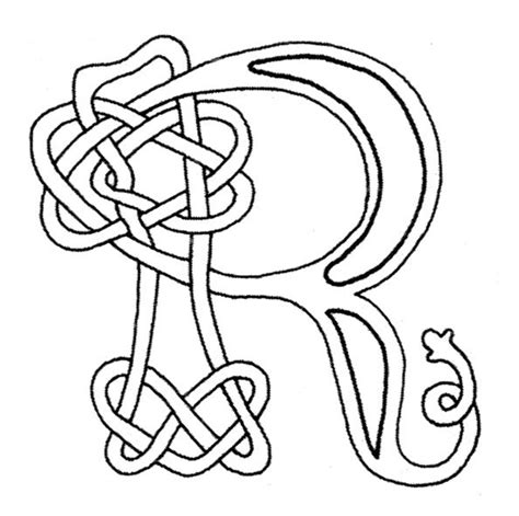 Celtic Letters Az : A Z Alphabet On Celtic Cross