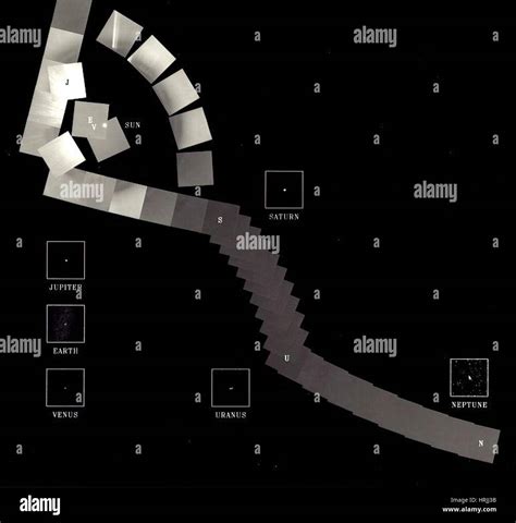 Solar System Family Portrait, Voyager 1, 1990 Stock Photo - Alamy