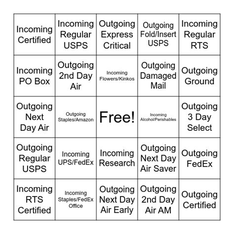 QR Code Bingo! Bingo Card