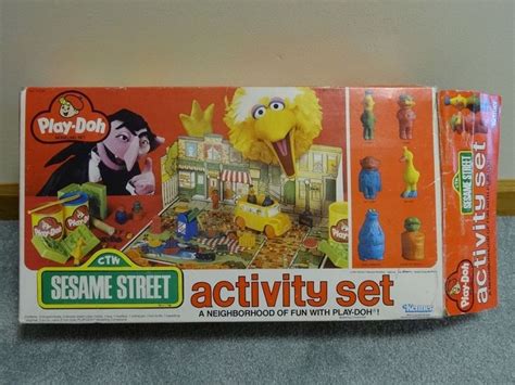 Vintage Kenner Sesame Street Play-Doh Activity Set Complete Unused but Box Open | Play doh ...