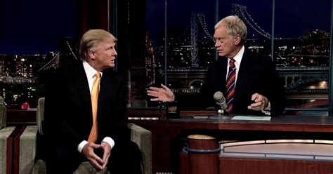 All the Times David Letterman Interviewed Donald Trump