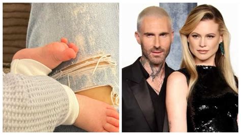 Adam Levine’s Wife Behati Prinsloo Shares First Photo Of New Baby ...