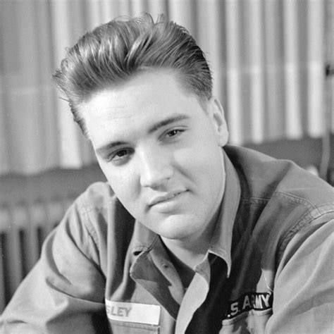 Elvis Presley Army Haircut