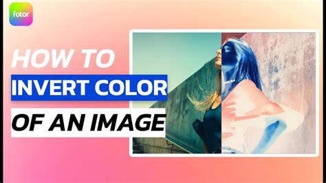 How to Invert Color of an Image - YouTube