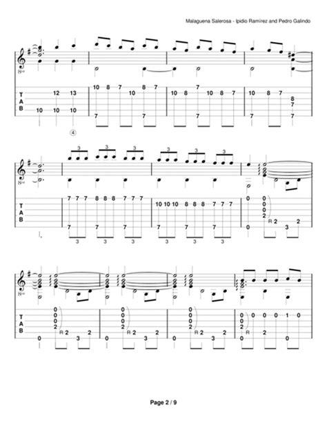 Malaguena Salerosa - Guitar Solo - Digital Sheet Music | Sheet Music Plus