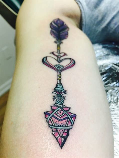 Boho arrow tattoo ️ | Boho arrow tattoo, Tattoos, Arrow tattoo