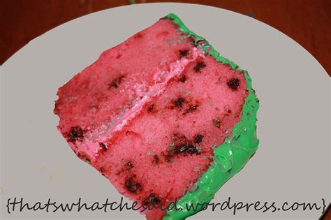 Have a Slice of Watermelon Cake | That's What {Che} Said…