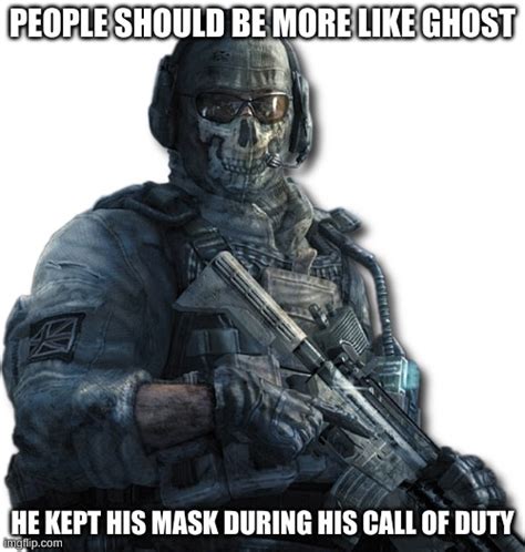 Cod Ghost Meme Template