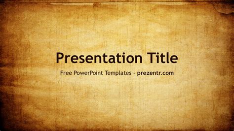 Old Paper Powerpoint Template Free Download - FREE PRINTABLE TEMPLATES