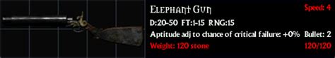 Lilura1 cRPG: Elephant Gun Arcanum