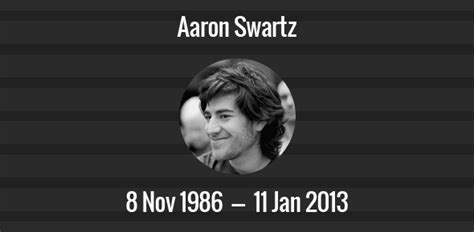 Aaron Swartz death anniversary