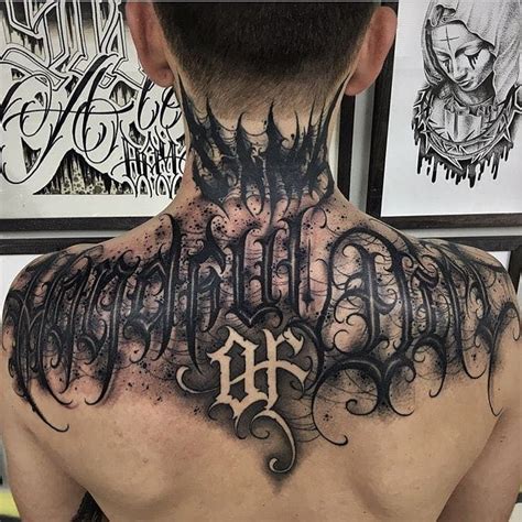 Gothic Graffiti and Calligraphic Script: Lettering Tattoos | Graffiti ...