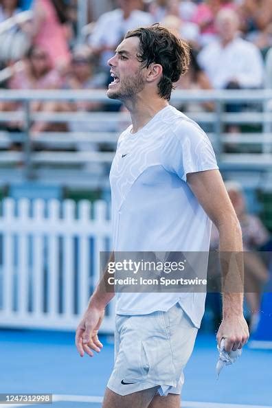 Taylor Fritz celebrates winning the Finals of the ATP Delray Beach ...