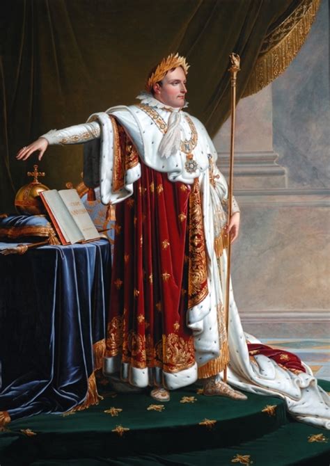 Napoleon I in Coronation Robes Painting | Anne Louis Girodet de Roussy Trioson Oil Paintings