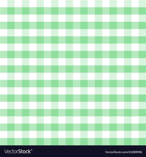 Green and white plaids seamless pattern checkered Vector Image