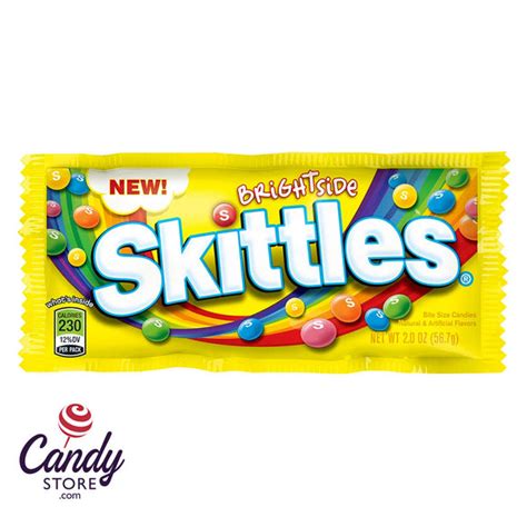 Skittles Brightside Yellow Bags - 24ct | CandyStore.com