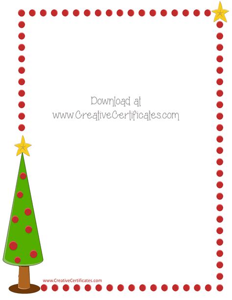 Free Christmas Border Templates - Customize Online then Download