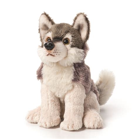 Wolf Beanie Plush Toy | Wolf stuffed animal, Wolf plush, Realistic stuffed animals