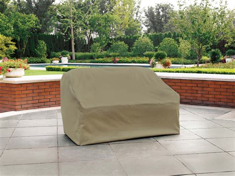 Modern Leisure Basics Outdoor Patio Loveseat Cover - Water Resistant ...