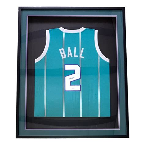 Lamelo Ball Signed Custom Framed Jersey Display (JSA COA) | Pristine ...