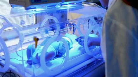 Premature baby in an incubator — Stock Video © Fedorov #32064347