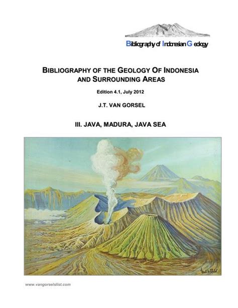 Download pdf Chapter III. JAVA - Bibliography of Indonesia Geology