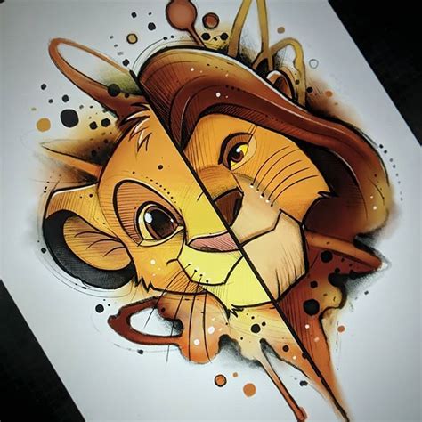 The Lion King sketch Art Drawings Sketches, Cartoon Drawings, Cute ...