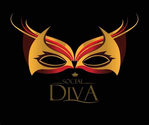 Diva Logo with Masquerade Glasses Stock Vector Image by ©sdCrea #129130622