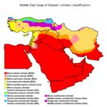 Map : The climate map of the Middle East - Infographic.tv - Number one ...