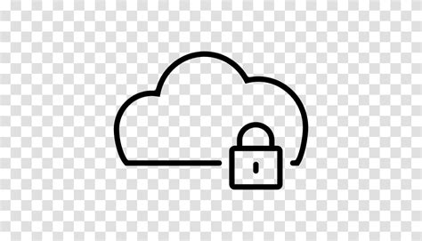 Cloud Lock Cloud Server Cloud Service Cloudy Sky Icon, Gray, World Of Warcraft Transparent Png ...