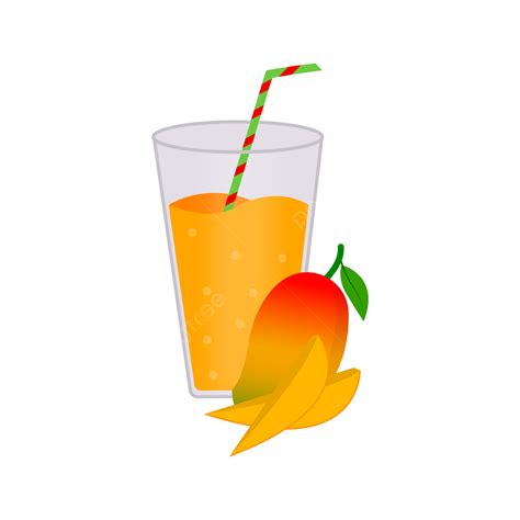 Mango Juice Vector Design Images, Mango Juice Vector Illustration, Mango, Mango Juice, Mango ...