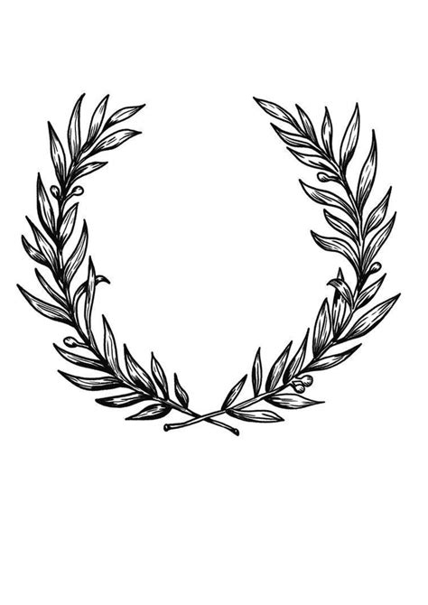 Laurel Tattoo, Laurel Wreath Tattoo, Olive Tattoo, Olive Branch Tattoo ...