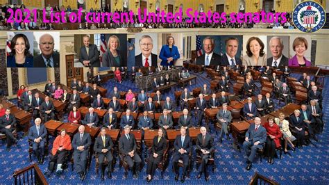 2021 List of current United States senators - YouTube