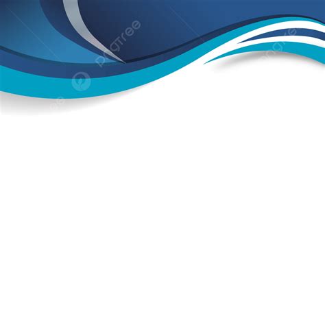 Abstract Border Header For Flyer Blue Wave, Border, Header, Flyer PNG and Vector with ...